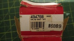 GENUINE BRIGGS & STRATTON PARTS 494768 1/4″ FUEL CUT-OFF VALVE ASSEMBLY, N.O.S