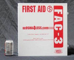 OSHA Compliant Metal First Aid Cabinet – Cabinet Only