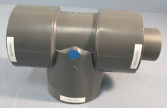 NIBCO SCH80 PVC 2.0″ NPT, STRAIGHT TEE, EJECTOR 20 TO 250PSI 140 DEG 1070376