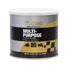 LubriMatic Multi-Purpose Grease 1 lb Lithium Wheel Bearing Amber 1 Pound
