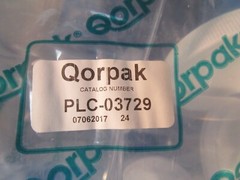 LOT OF 24 Qorpak PLC-03729 Jar, Plastic, Wide Cap, 16 oz Clear Polystyrene Jar