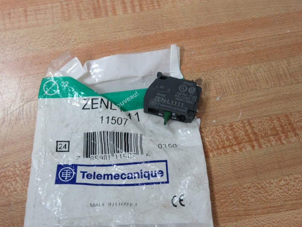 Schneider Telemecanique ZEN-L1111 Contact Block ZENL1111 (Pack of 3)