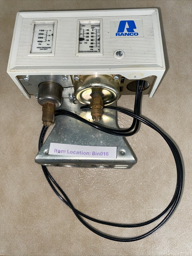 Dual Function Refrigeration Pressure Control w/ 1/4″ Male SAE Flare 150 to 450