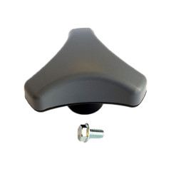 1x Door Knob Gray Handle Electrolux Wascator Wascomat Washer 472992002
