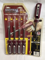 Montana Tool 5-Piece High Torque Screwdriver Set #78838 – NEW IN BOX Made In USA