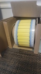 ( 1000ea) TE Connectivity TMS-SCE-1/4-2.0-4 YELLOW SHRINK EID 6.48mm RID 2.11mm
