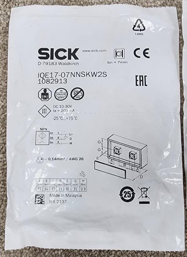 Sick IQE17-07NNSKW2S 1082913