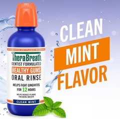 TheraBreath Healthy Gums Oral Rinse, Antigingivitis, 16 Fl Oz (Pack of 2)