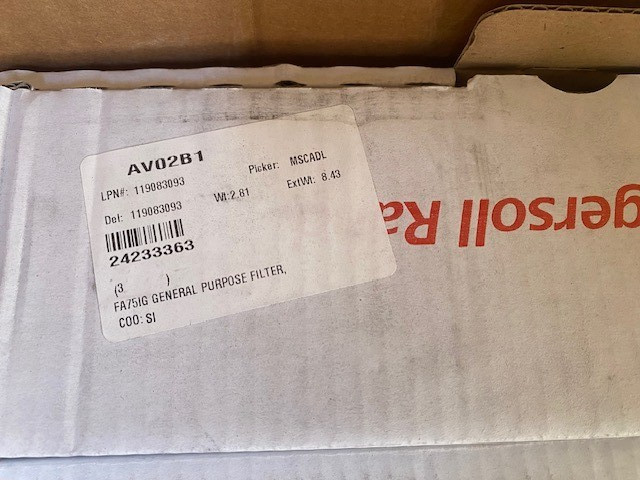 Ingersoll Rand FA75IG 1.0 Micron General Purpose Compressed Air Line Filter