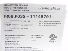 BAUMER ELECTRIC IR08.P03S-11148791 06-36VDC NSMP