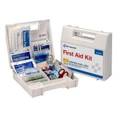 FIRST AID ONLY 91326 First Aid Kit w/House,94pcs,9×8″,WHT 794KG3