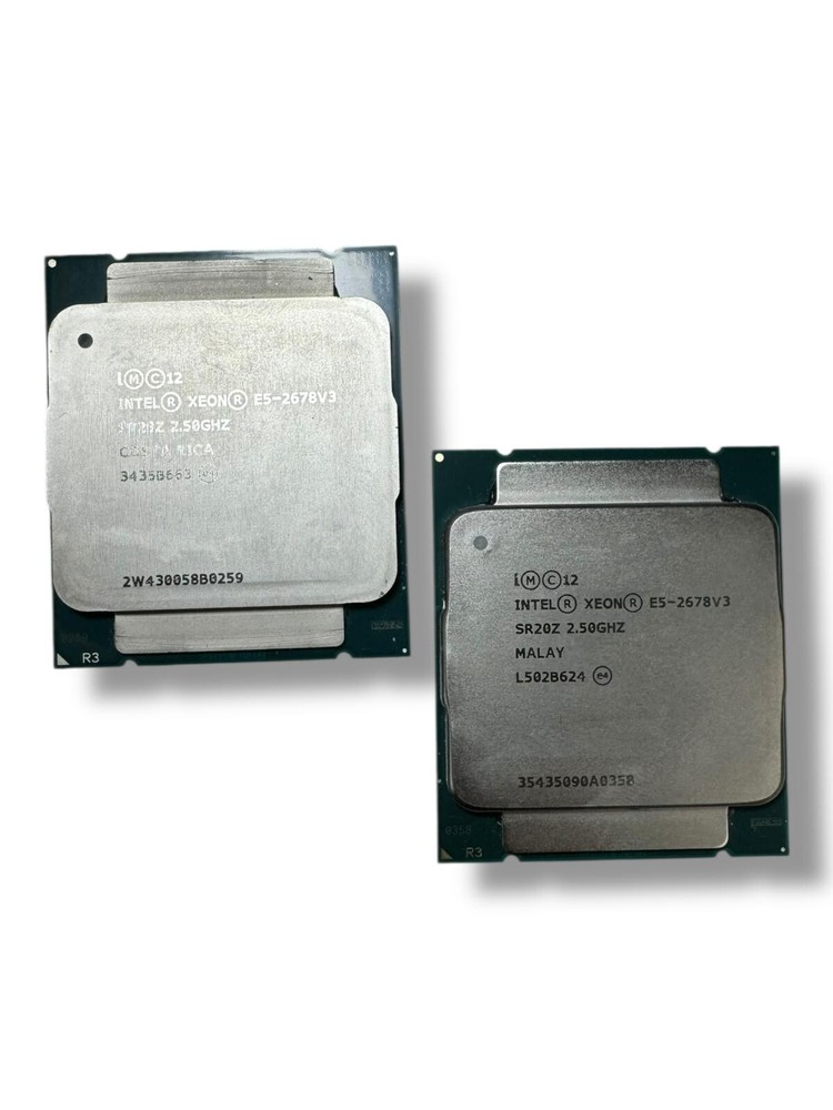 🟢INTEL XEON E5-2628V3 SR20Z 2.50GHZ COSTA RICA (LOT – 2 PIECES)