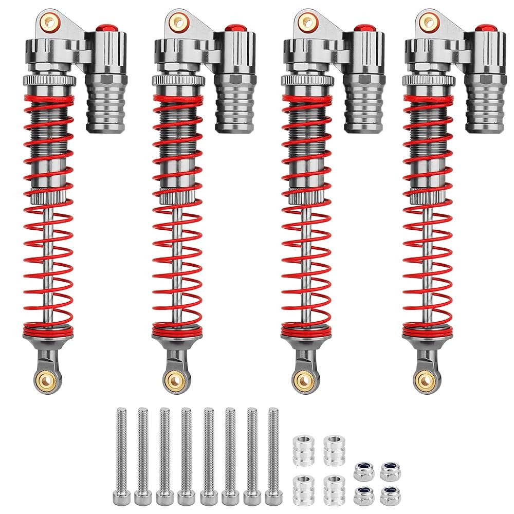 Pothyes Aluminum Adjustable Piggyback Shock Absorber Oil Damper for Axial SCX…