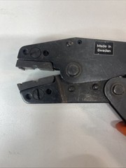 Fiber Optic Hand Ratcheting Crimp Tool. Unknown Brand Made in Sweden