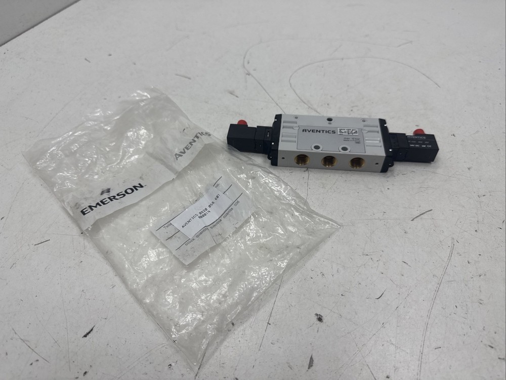 Emerson-Aventics 0820058601 Positively Overlapping 5/2-Directional Spool Valve