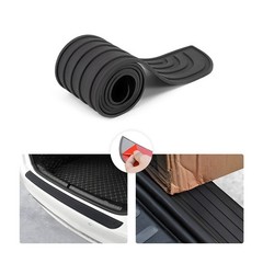 Car Rear Bumper Protector Guard Anti-Scratch Rubber Cover Strip Most Cars SUVs