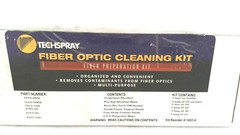 TECHSPRAY FIBER OPTIC CLEANING KIT RE-ORDER # 1602-K FIBER PREPARATION KIT
