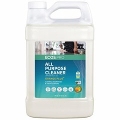 Ecos Pro PL9706/04 All Purpose Cleaner, Jug, 1 gal, Orange, 4 PK