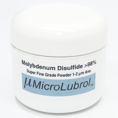4oz 114g MICROLUBROL MOLYBDENUM DISULFIDE Moly MoS2 Powder SUPER FINE 1-2 micron