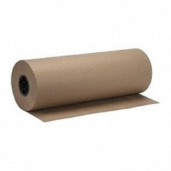 Made in USA 900′ Long x 24″ Wide Roll of Recycled Kraft Paper 8-1/2″ OD, 40 L…