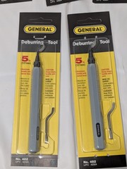 General Tools Swivel Head Deburring Tool 5″ with Metal Handle Qty 5 482