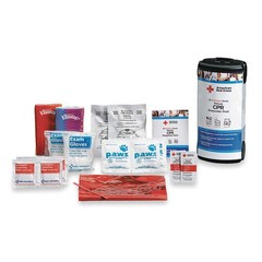FIRST AID ONLY RC-642 CPR Responder Pack,Adult,White,20 Pieces 3WHN5