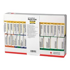 FIRST AID ONLY 711036 Complete Refill/Kit,214pcs,OSHA Comp 46G239