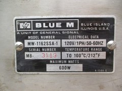 Blue M MW-1162SSA-1 Full Visibility Jar Bath Heating Unit Parts Only 53497WVS