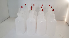 3VFD6 DISPENSING BOTTLES, LDPE, 8 FL OZ-250ML CAPACITY (LOT OF 12) NNB