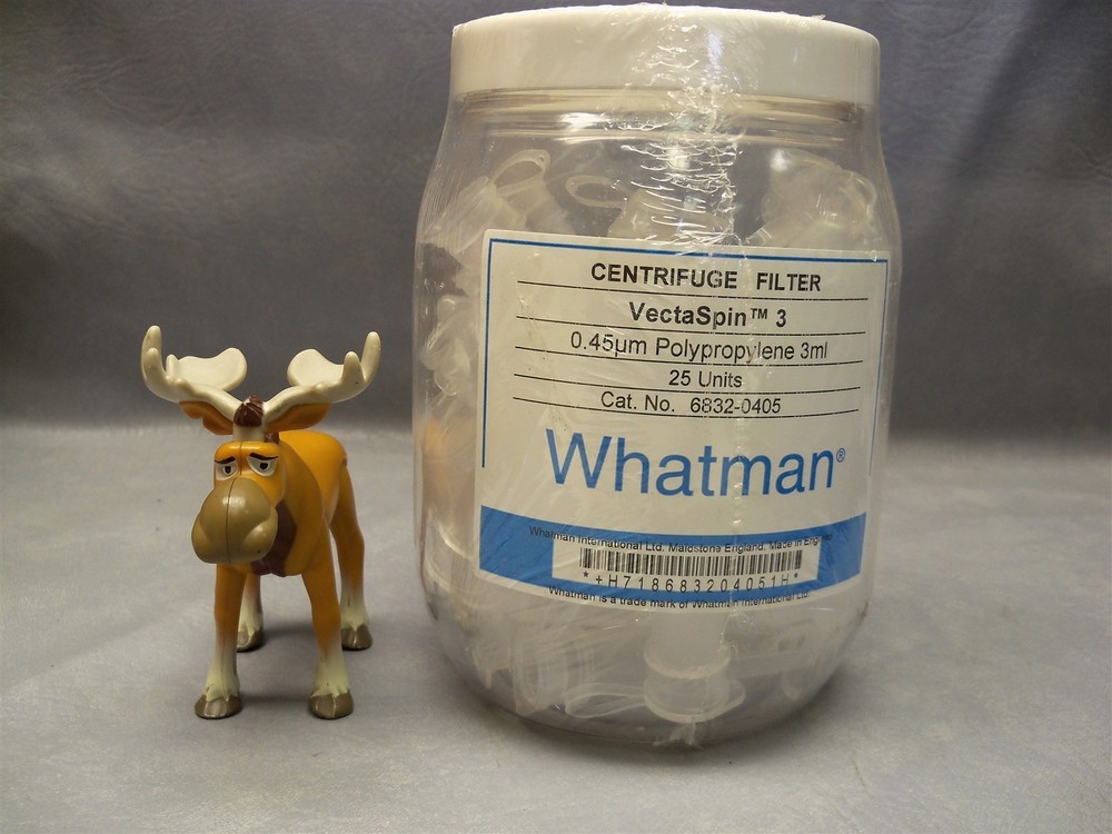 Whatman Centrifuge Filters VectaSpin 3 6832-0405 Polypropylene 0.45 – Jar of 25