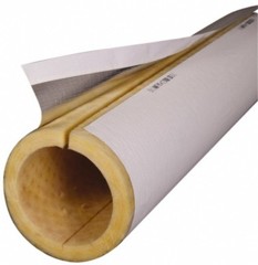 Made in USA 1″ Thick x 6″ Pipe x 3′ Long, Fiberglass Rigid Pipe Insulation 850°F