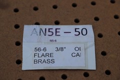 FLARE BRASS FITTED CAP 3/8″
