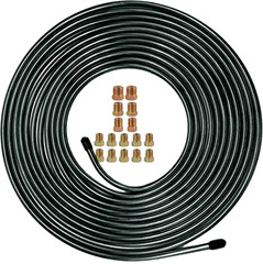 Brake Line Tubing Kit 3/16 Inch 25 Feet with 16 Flare Fittings – Rust-Proof PVF