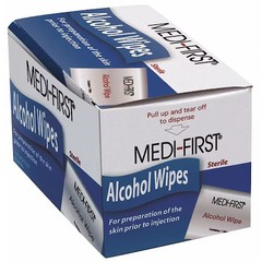 Alcohol Pads, Swab, 0.500 Oz., Pk50, 22150