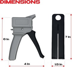 50ml AB Epoxy Glue Gun 1:1 Ratio – Manual Dual Cartridge Adhesive Dispenser