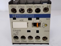 TELEMECANIQUE CA4KN 40 BW3 CONTACTOR 24V 4NO (LOT OF 3)