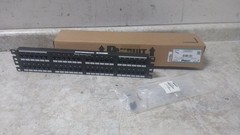 Panduit DP485E88TGY 19 In Overall Width 3-1/2 In Overall H 48 Port Patch Panel