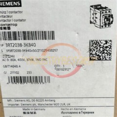 1PC Siemens Contactor 3RT2038-3KB40 24VDC NEW