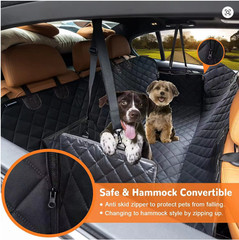 Dog Car Seat Cover Waterproof Pet Dog Carriers Travel Mat Hammock For Small…