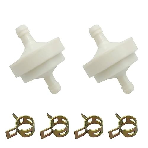 lawn Mower 1/4 Inch ID Inline Gas Fuel Filter Replacement for Briggs