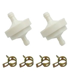 lawn Mower 1/4 Inch ID Inline Gas Fuel Filter Replacement for Briggs
