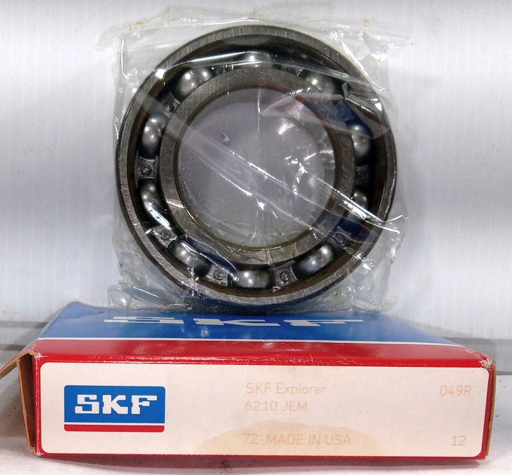1 NEW SKF 6210 JEM 50X90X20mm RADIAL DEEP GROOVE BALL BEARING NIB **MAKE OFFER**