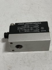 BAUMER UNDK 20P6914/S35A PROXIMITY SENSOR ULTRASONIC PNP 4 PIN 10-200MM