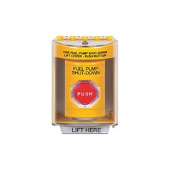 SAFETY TECHNOLOGY INTERNATIONAL SS2279PS-EN Fuel Pump Shutdown Push Button,2-7/8