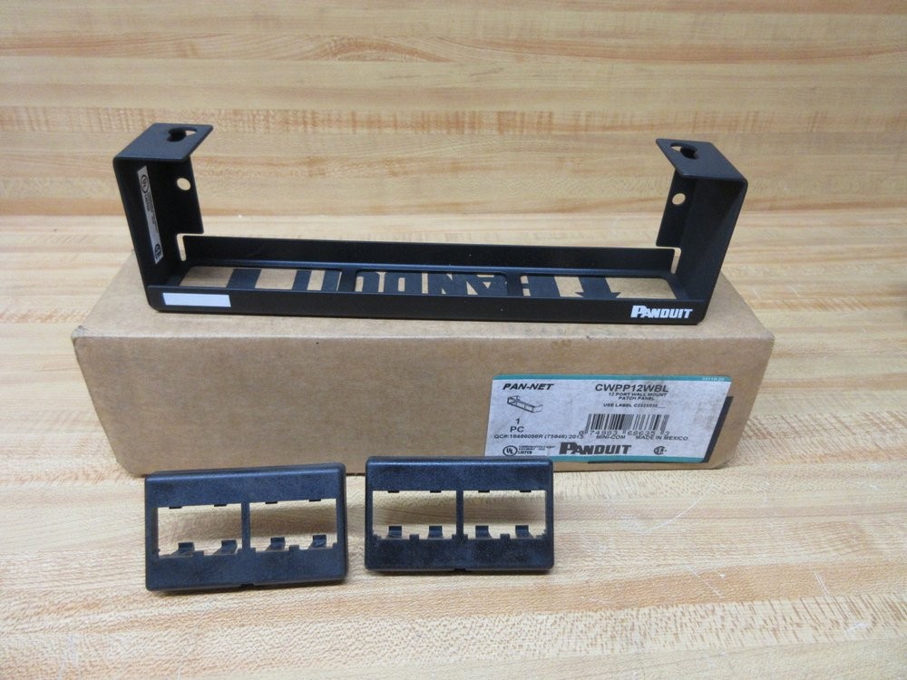 Panduit CWPP12WBL Patch Panel Missing 1 Face Plate
