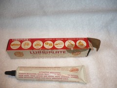 vintage tube of Lubriplate THE ORIGINAL WHITE GREASE with original box free ship