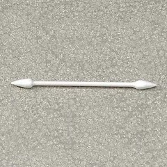 Techspray 2313-30Pk Cotton Swab, Dbl Tip, 1/8 X 3-1/4 In, Pk30