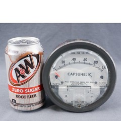 Dwyer 4000 Series Capsuhelic Differential Pressure Gauge 0-1.0 PSI 500 psig 4201