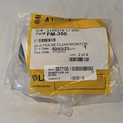 New Open Box LMI Liquid Metronics Digi Pulse Flow Monitor FM-350 / FM350