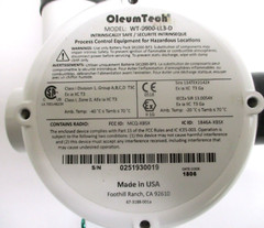 OLEUM TECH , WT-0900-LL3-D , LIQUID LEVEL MONITOR , w/ BATTERY , SURPLUS